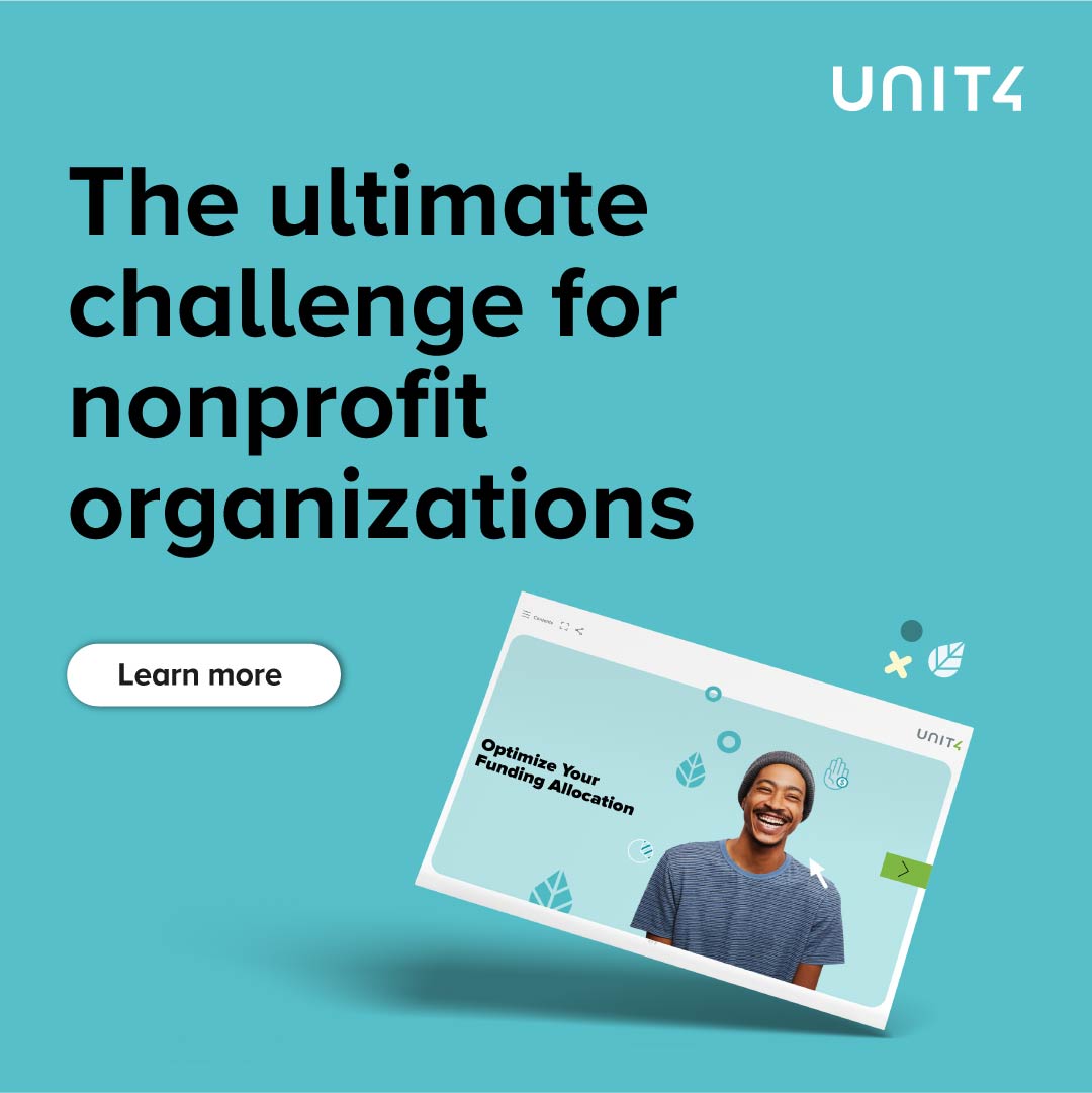 How to improve your funding allocation process? Is it time to make your funding go further? What is the impact of relying on outdated systems? Discover how our ERP #software can empower #nonprofits to overcome these challenges: bit.ly/3VVKjNY #Unit4 #BusinessSoftware