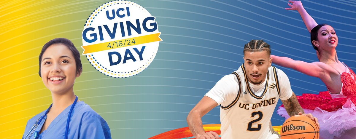 It's #UCIGivingDay! Support the schools and programs you care about most. Join us in coming #TogetherForUCI and help fund groundbreaking research and medical services, essential student resources, and academic opportunities. Make your impact: givingday.uci.edu