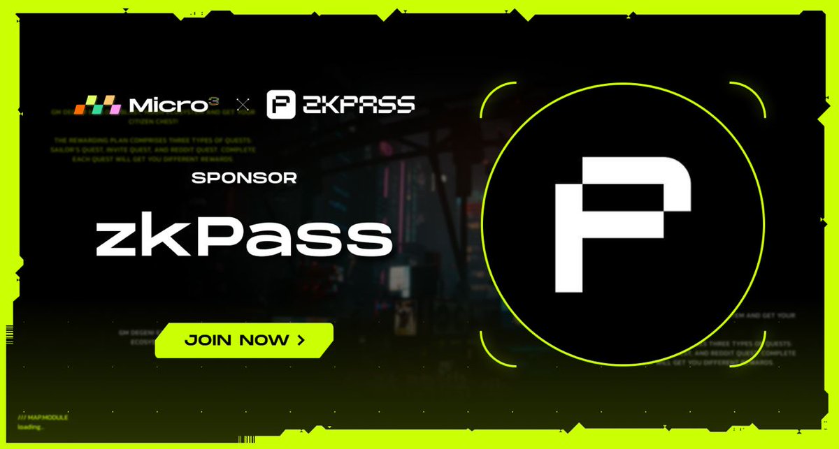 zkPass's tweet photo. Dive into the electrifying 'Chapter 3' of @Micro3io CyberPunk: Pacifica Prime City! 🌃

Explore gripping tasks and seize the chance to unlock a $3,000 USDT & 1,000,000 M3G prize pool with @zkPass and the amazing partners @azen_network and @Xox_labs.

→ https://t.co/XSTPMc2sfJ