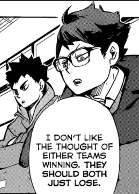 Me whenever two teams play and I don't like both of them