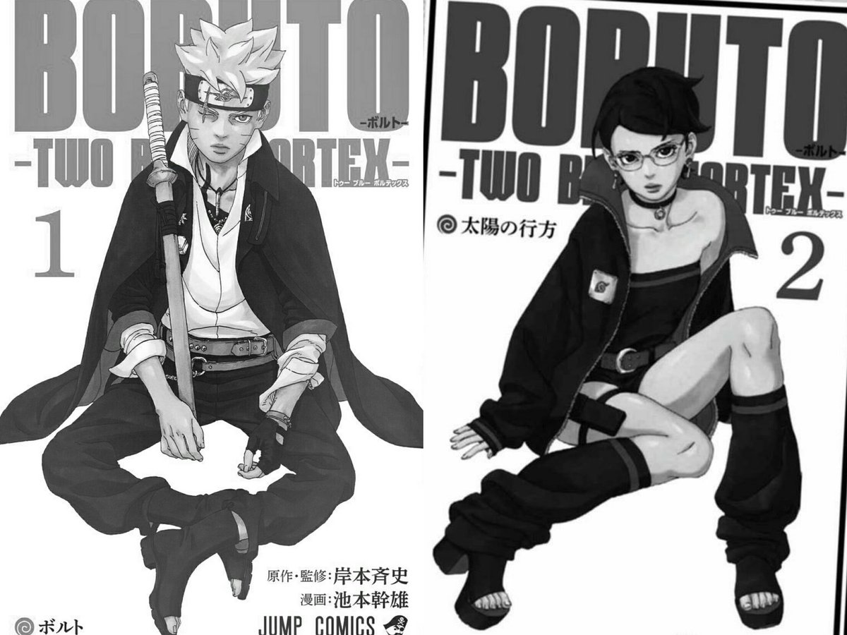 BTBV manga volume 1 & 2 featuring the HERO and HEROINE with similar pose!! 🔥🔥🔥 BoruSara always on top!