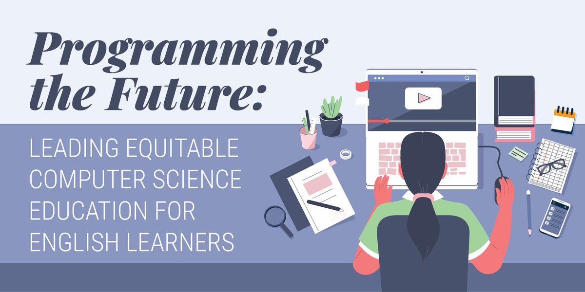 Programming the Future: Leading Equitable Computer Science Education for English Learners — during this FREE academy, learn about the steps needed to bring equity to computer science education. April 19, 9 a.m.-Noon. Register today!ow.ly/bygH50R5Ks9