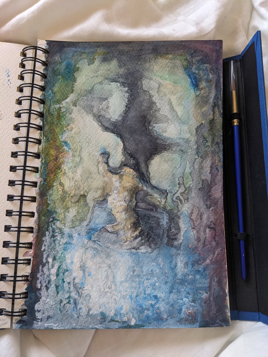 SquidgeImage's tweet photo. The Candlekeeper
.
Watercolour art for upcoming episode of 'Planescape: Torment - The Unofficial Audio Series'
.
@RevocerGM 
@Benrichchandler 
#planescape #audiofiction #planescapetorment #episodeart #Watercolour https://t.co/e6NNG7yHBA