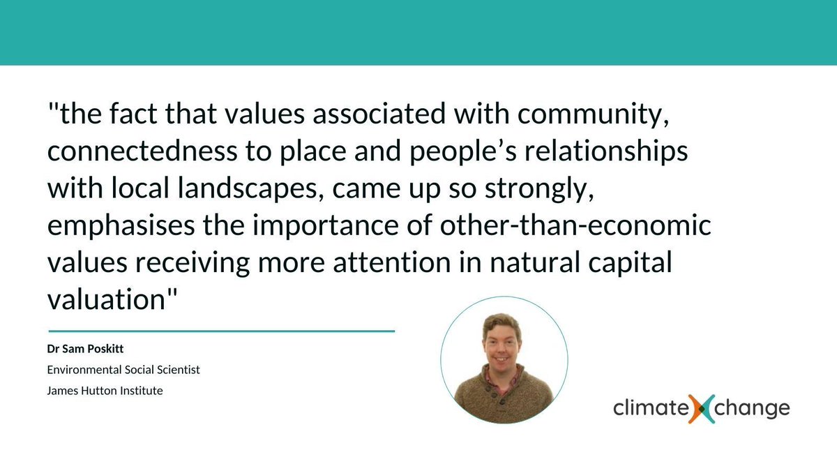 ClimateXChange_'s tweet image. The value of nature is often associated with economic aspects. Could considering a more diverse range of values encourage a more sustainable management of people’s relationships with nature? 
🔎  Blog by @SamPoskitt @JamesHuttonInst #NaturalCapital buff.ly/3JkYeWs