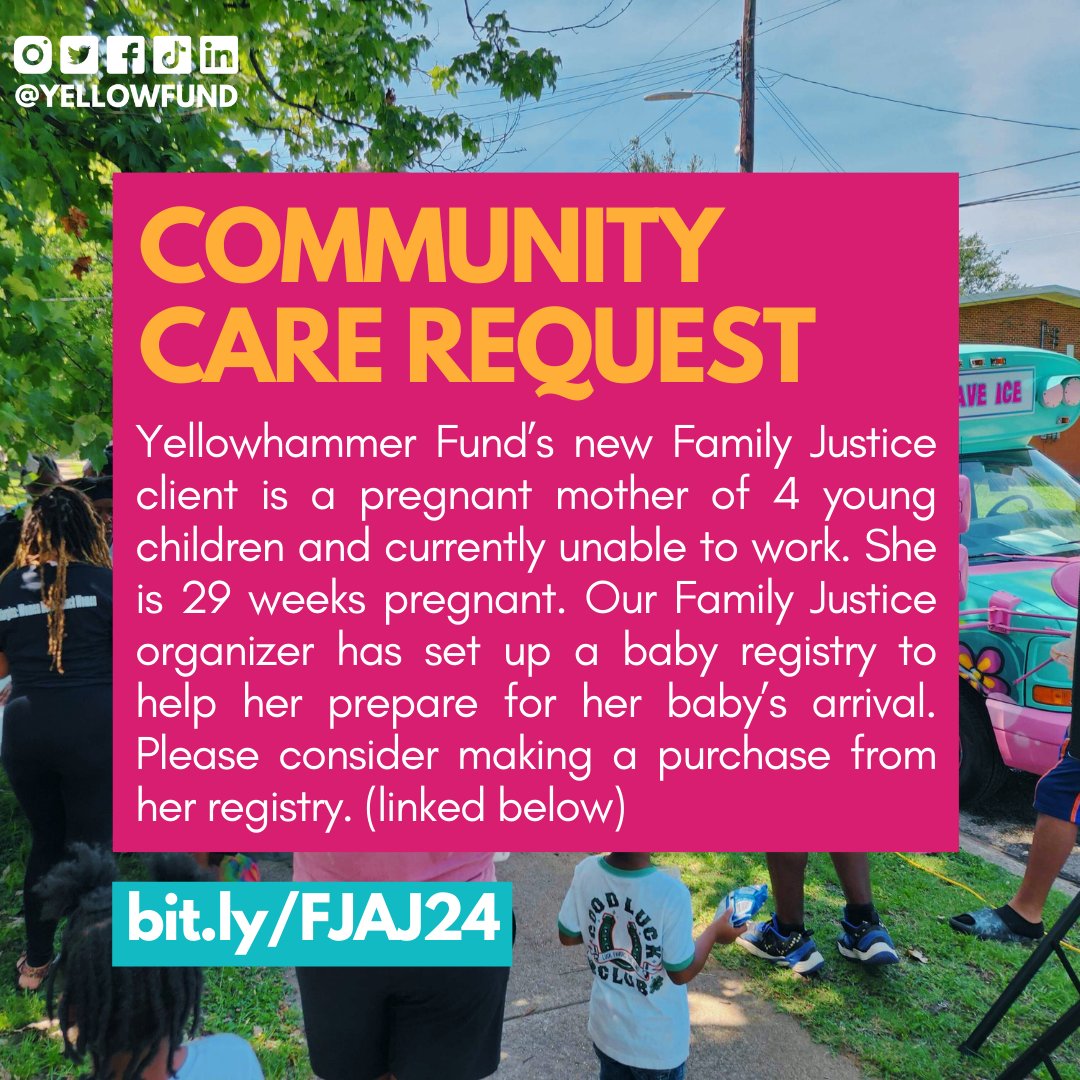 💕 Urgent: Our family justice client is now only 2 weeks from her due date and we only have 19 items left to go! Please consider purchasing a gift from her baby registry. 🔗: bit.ly/FJAJ24