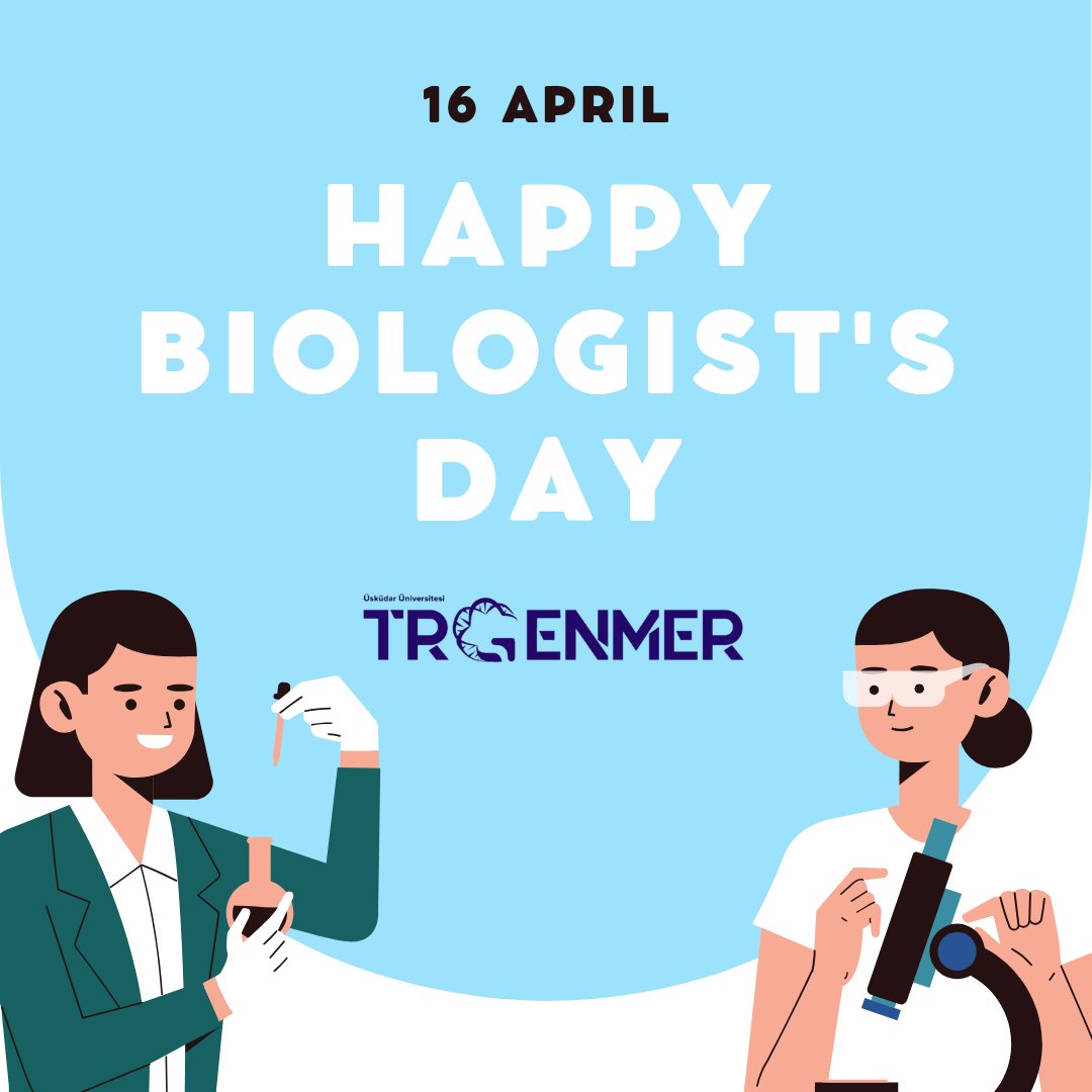 trgenmer's tweet photo. 16 Nisan Biyologlar Günü Kutlu Olsun 🥳 https://t.co/GxnHuTOWYi