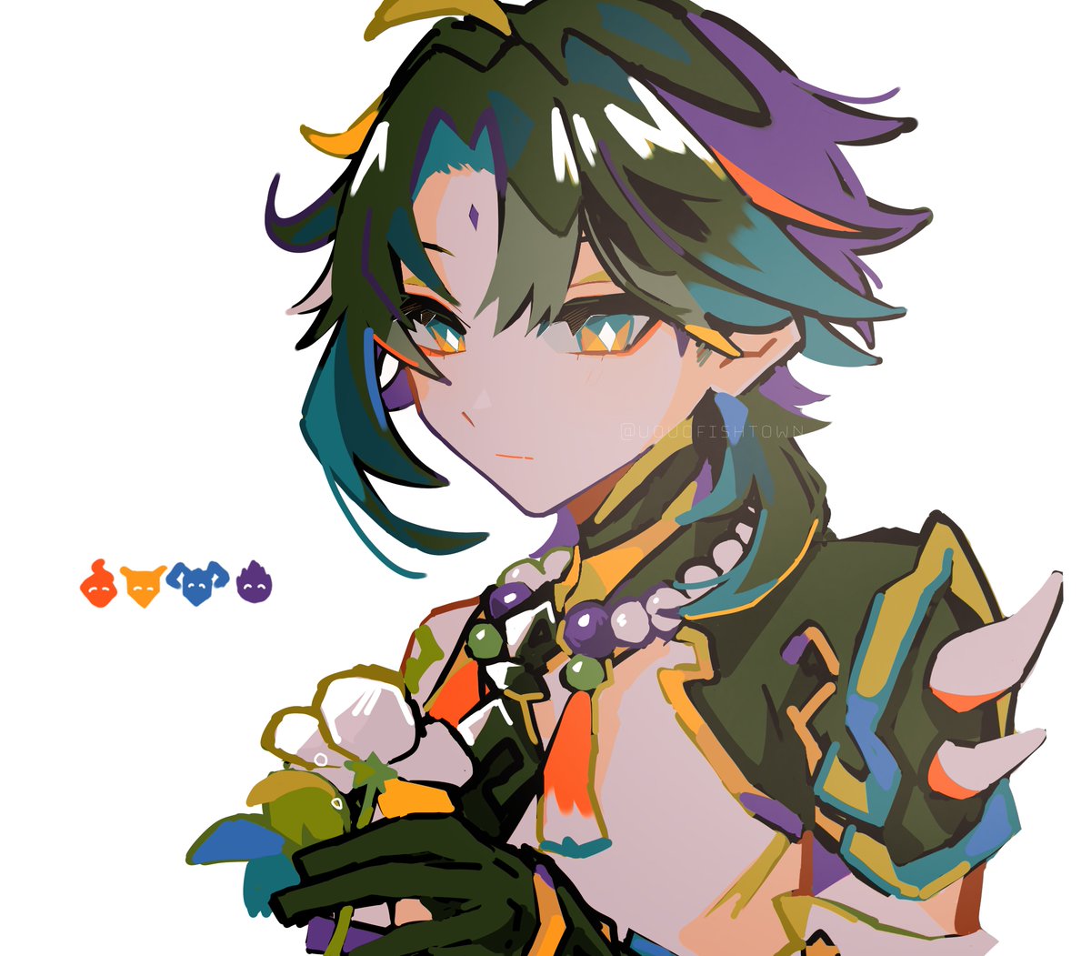 uouofishtown's tweet photo. #魈生誕祭2024 #Xiao 
Happy birthday https://t.co/rzUgSyPo87