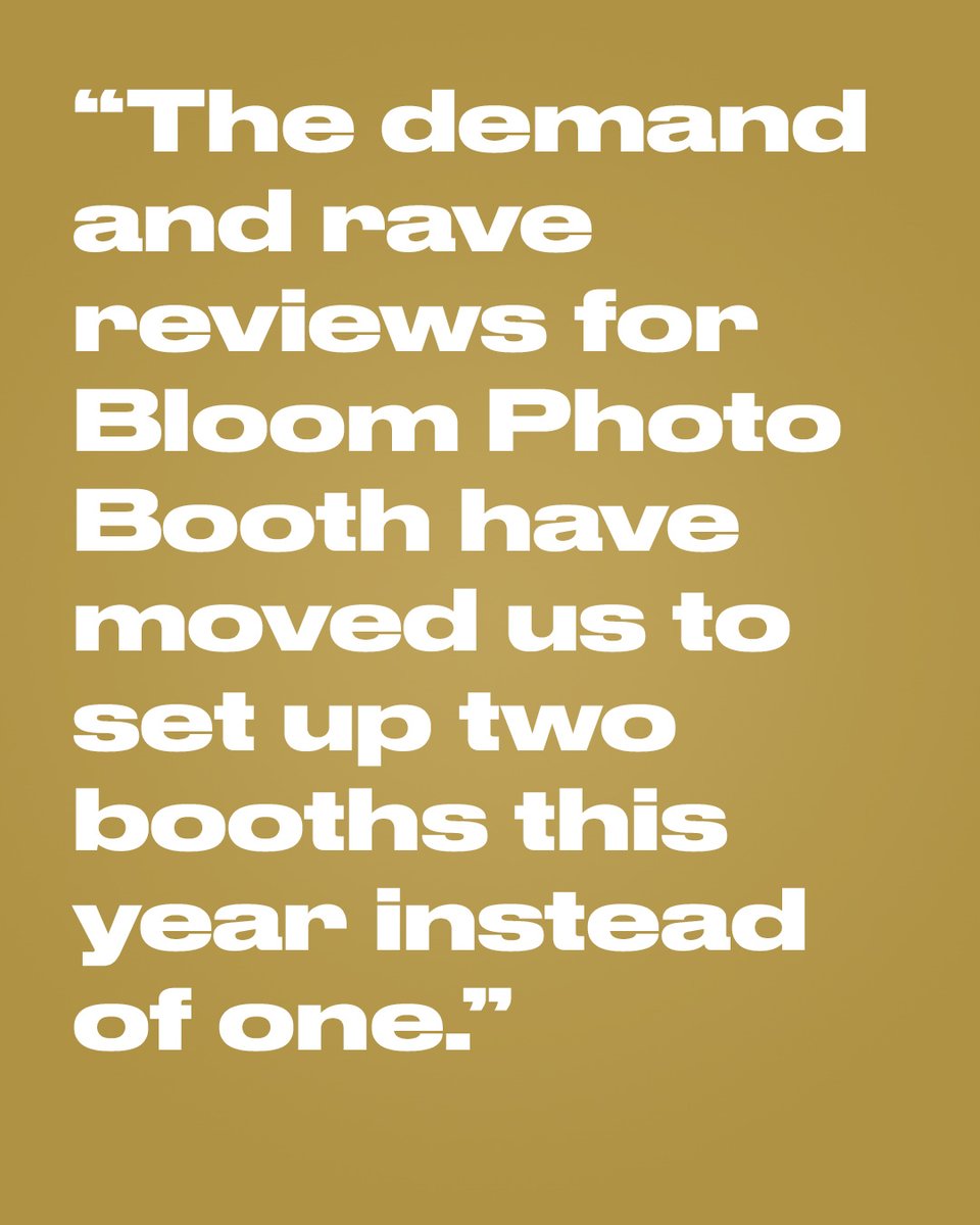 Bloom Photo Booth Rental LA (@bloomphotobooth) / Posts / X