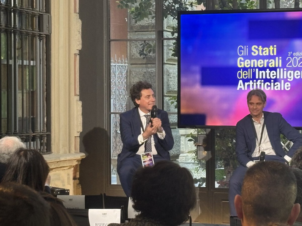 @NunziaCiardi @AgidGov Aziende e #intelligenzaartificiale Stefano Sperimborgo, Responsabile Data & AI, @Accentureitalia 

“Le grandi innovazioni come questa partono dalle persone. Per questo non sarà una bolla”