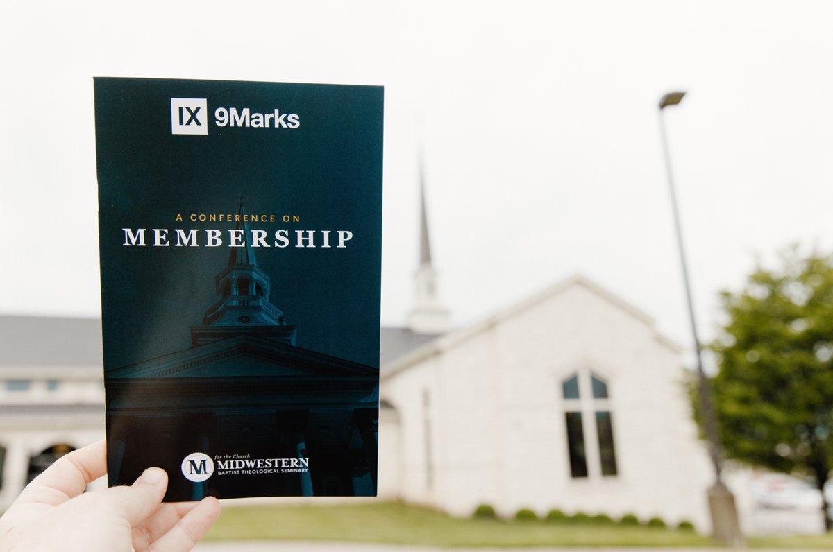 Good morning! We're excited to welcome you to the @9Marks Conference at Midwestern Seminary! The first session will be live-streamed at 10am. Join us! mbts.edu/live