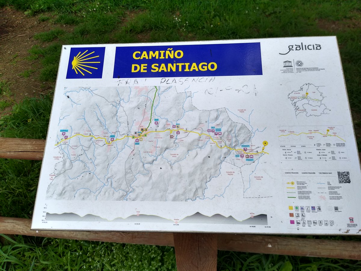 Today is #CaminoTuesday the theme is GUIDANCE along the #CaminoDeSantiago. 

You Are Here Peregrino. #BuenCamino