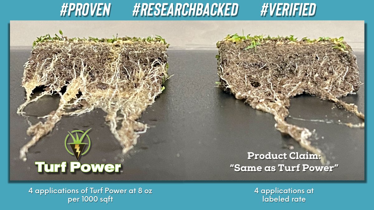 Solutions4Turf's tweet photo. Soil temps are rising and ready for #TurfPower. Begin applications NOW to build biology. "The plating experiment demonstrates that Turf Power has enough microbial material in it to have an effect in turfgrass systems." - Kerns 2016 #Proven #ResearchBacked https://t.co/VZdRueTWhZ https://t.co/RAROUkfPSv