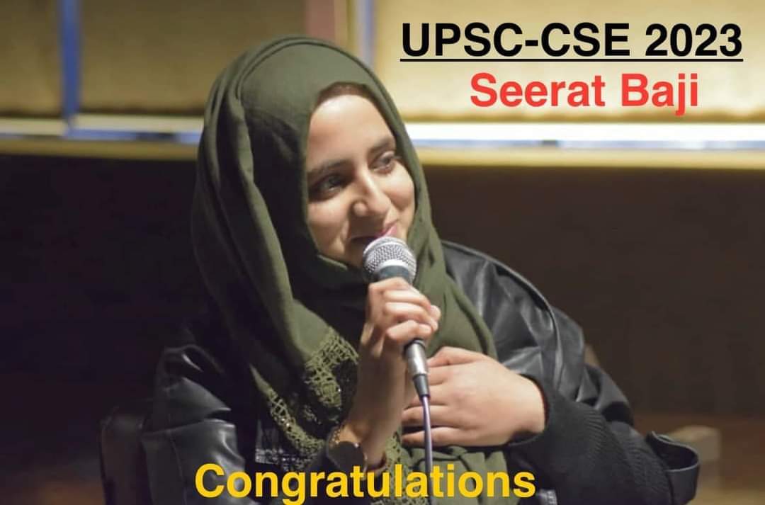 Congratulations Seerat Baji for Qualifying UPSC-CSE exam. Proud moment for gujjar community and Peer Panjal Range kotranka Rajouri Allah bless you always! You are the biggest inspiration for other gujjar girls..