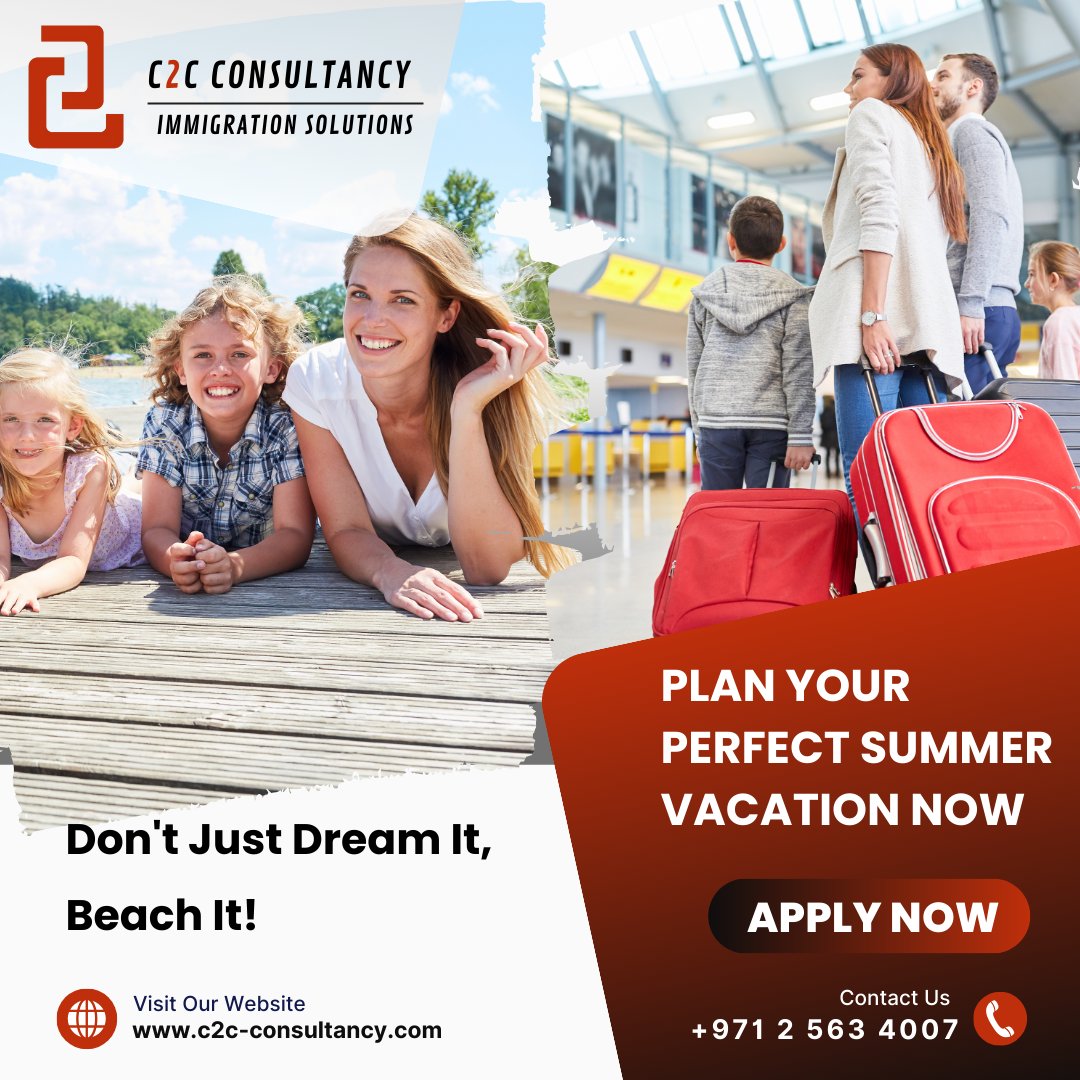 ☀️ Summer Escape: Design Your Dream Vacation (Before Summer Flies By)! #SummerVibes #TravelGoals #VacationPlanning
#Travelgram #SummerFun #MakeMemories #C2CConsultancy