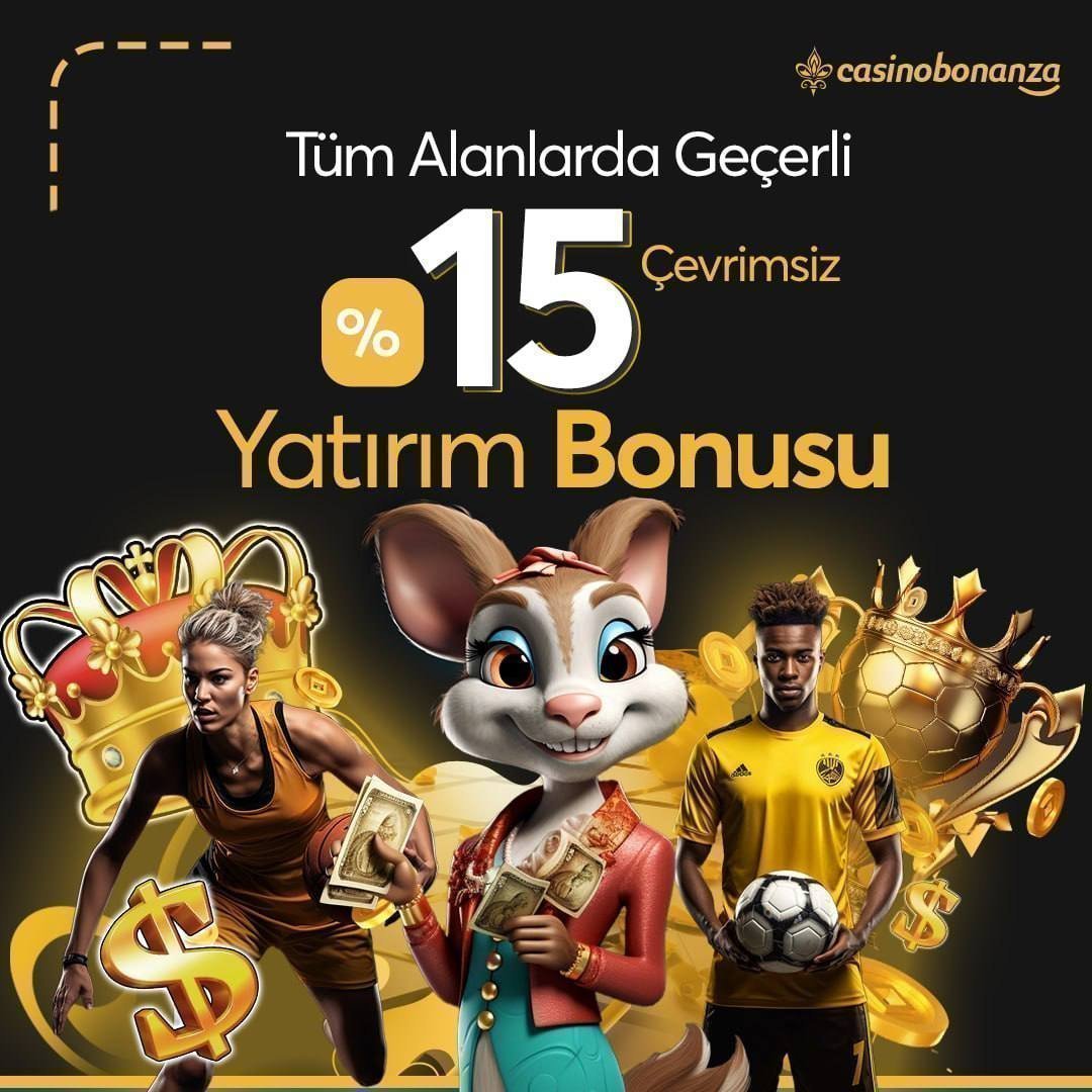 🍀 ÇEVRİMSİZ %15 YATIRIM BONUSU 🍀 #⃣ Kazancın adresi #CasinoBonanza’dan yeni bir bonus ! ➕ Tüm alanlarda geçerli %15 Yatırım Bonusu ile Kazanmanın Tam Vakti ! Detaylar 🚩 t2m.io/casinobonanzac…