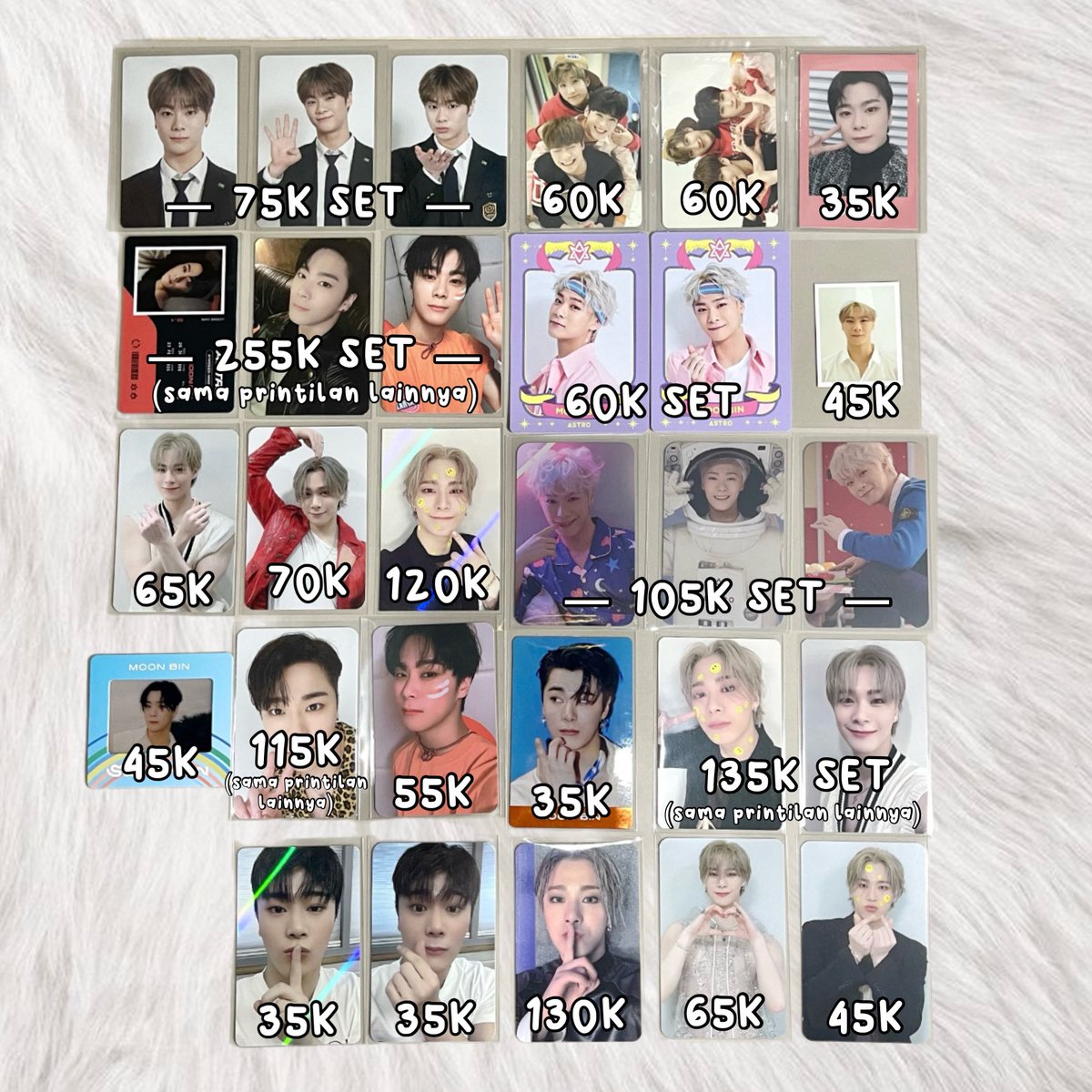 ✦ wts / want to sale ✦

→ non album photocard moonbin, eunwoo, jinjin

nego ✅
bisa 🍊
dom semarang

🏷 jual beli pob betroad music korea mukor makestar 2 gmarket apple music withdrama dear my muse DMM mihwadang DMC, pop up switch on film photocard set, all yours cafe void A B