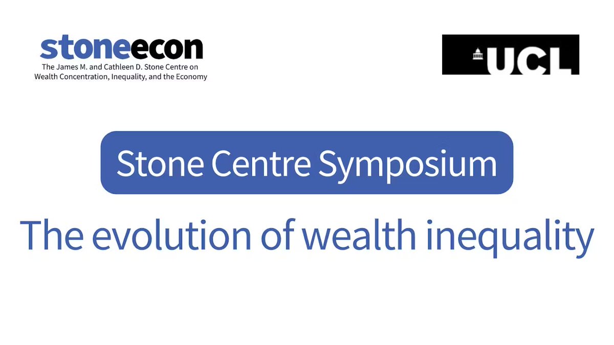 Event 📣Join our colleagues at @StoneEcon_UCL to explore lessons from history about what is sustaining extraordinary wealth inequality today & how we can secure a more just distribution in the future. Register ➡️billetto.co.uk/e/stone-centre…