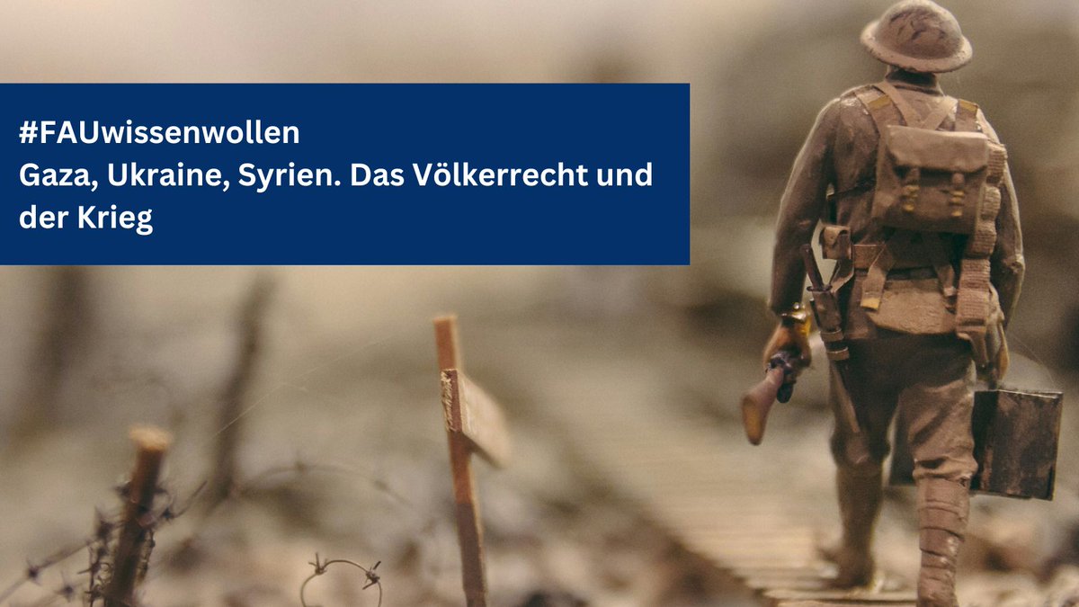 #FAUwissenwollen: Vortrag zu den gerichtlichen Auseinandersetzungen und deren Bedeutung für Krieg und Frieden. ⌚️Montag, 29.4.2024, 18:30 – 20:00 Uhr 📍Energie Campus Nürnberg Mehr dazu unter: fau.de/outreach/wisse…