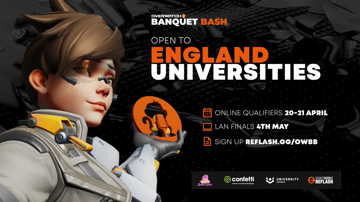 We have opened up our tournament to ALL ENGLAND Universities!

Looking to compete for fun and a share of our prizes?

🥇 5x £25 Uber Eats Voucher &amp; 5x 1kg <a href="/SweetCabinUK/">Sweet Cabin 🍬</a> Mix
🥈5x 1kg Sweet Cabin Mix

Travel to LAN in Nottingham will be covered by us!

🔽Sign up below🔽