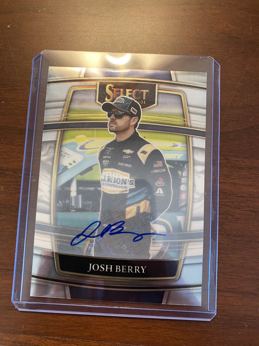 Officially the week of my favorite track on the schedule, so how about a giveaway to add to the fun. Josh Berry 2021 autographed Select Card. Retweet for a chance to win. Must be following. We’ll draw a winner on Saturday #NASCAR