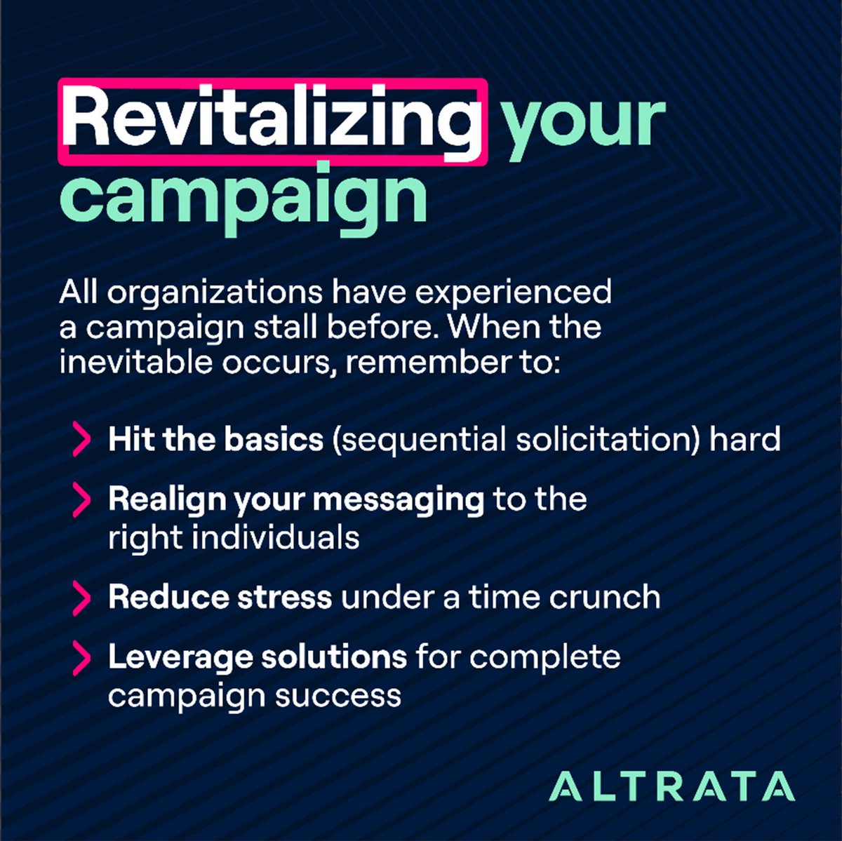 WealthEngine's tweet image. Revitalize your capital campaign.

All organizations have experienced a campaign stall before. Discover how a little creativity and persistence can propel you past the barriers of your stalled capital campaign while helping you crush your goals - bit.ly/3xCRel7
