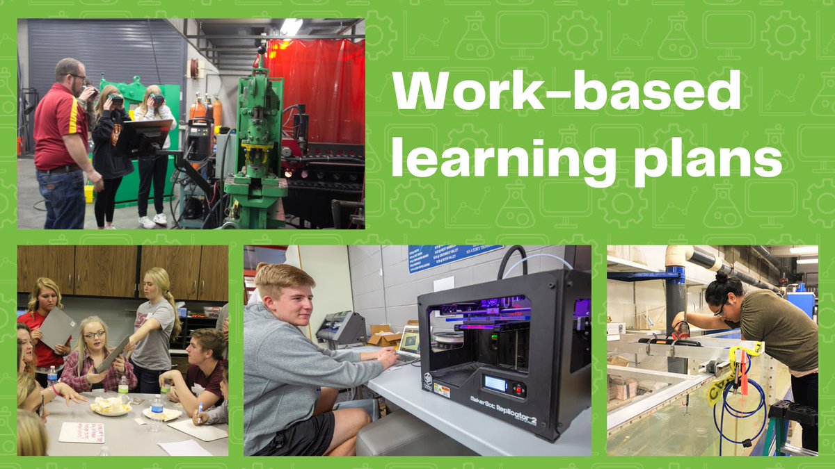 Are you hoping to add more work-based learning to your classroom? Work-based learning helps to develop skills such as problem-solving, collaboration, critical thinking, and punctuality. Explore the 12 available work-based learning plans 👇 iowastem.org/WBLplans