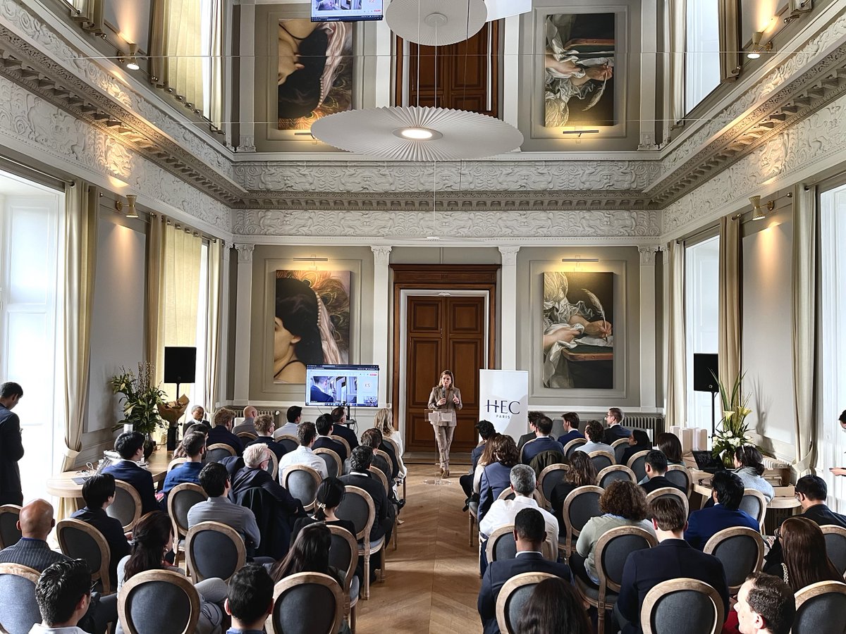 The HEC Search Fund Club, led by current president Romaric Ngambo, hosted an informative and inspiring event at the HEC Paris Chateau. Olivia Gregoire, Minister Delegate for Small and Medium Enterprise, Trade, Craft and Tourism of France, engaged the packed hall.