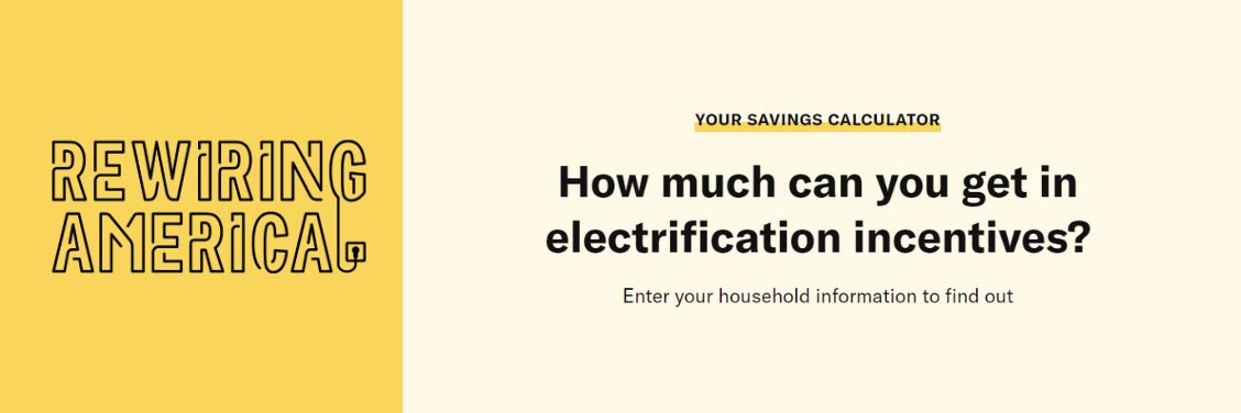 When you upgrade your D.C. home to electric appliances, you can save money, live more comfortably, and make a big climate impact. Learn about the district and federal incentives that can help you save big on these purchases: homes.rewiringamerica.org/calculator