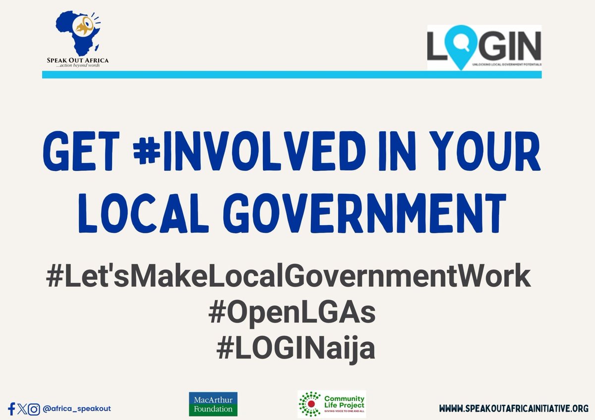 LOGINAIJA's tweet photo. As part of our preparations for the official launch of the #LOGINaijaproject, we appeal for your civic participation to Get #involvedinyourLocalGovernment 

 #LetMakeLocalGovernmentWork 
 #OpenLGAs 
#LOGINaija

for more inquiries visit https://t.co/zJ3pjLauQg
#Naira https://t.co/EPW8Oqh4OD