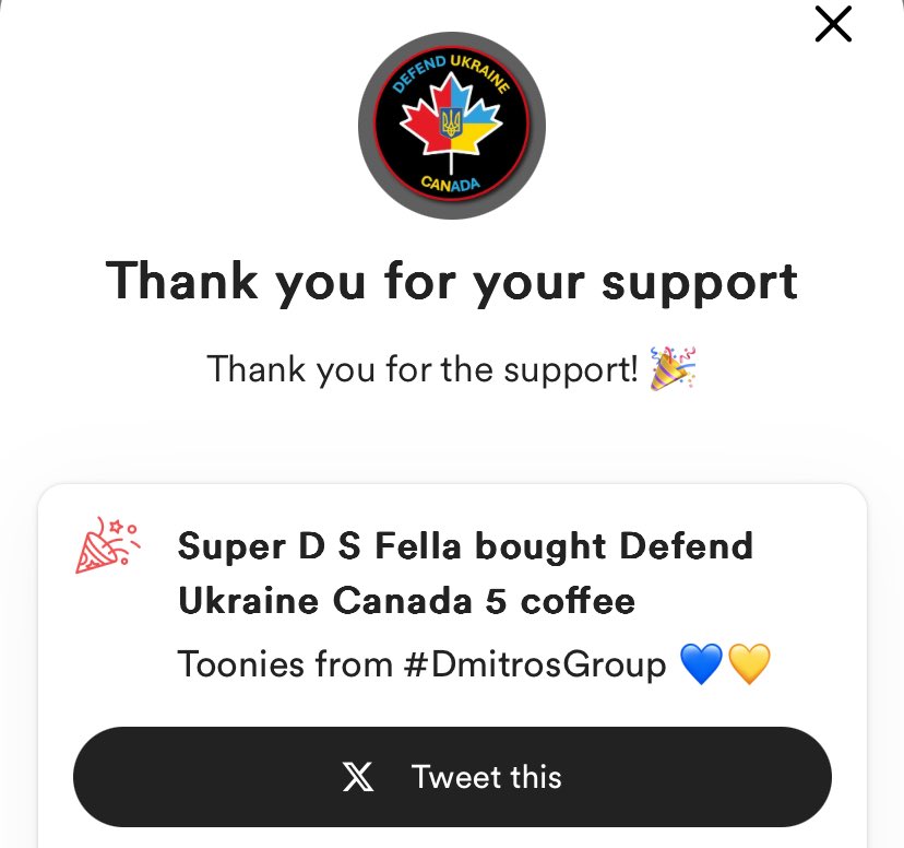 @CanadianKobzar Here’s #DmitrosGroup Toonies 💙💛