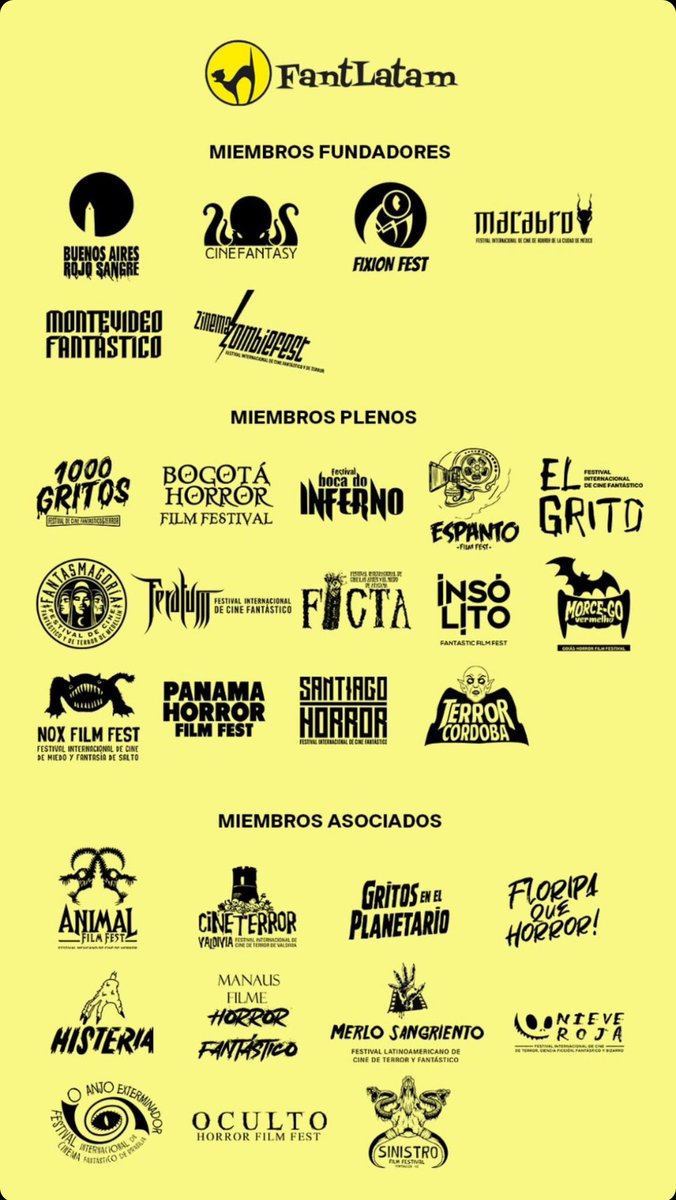 América Latina unida por el cine de género formando alianzas con los festivales hermanos en Fantlatam - Alianza Latinoamericana de Festivales de Cine Fantástico 
<a href="/fantlatam/">FANTLATAM</a>