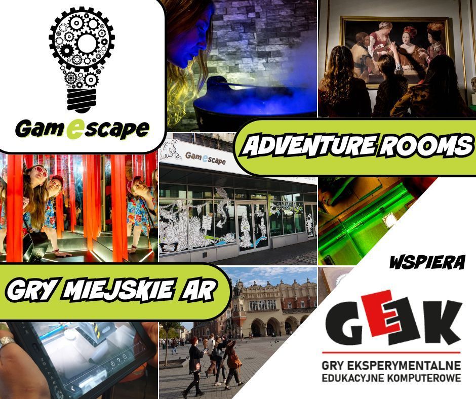 GamescapePL's tweet photo. Już po raz kolejny możemy współpracować z Polskim Towarzystwem Informatycznym i wspierać konkurs GEEK gry eksperymentalne edukacyjne komputerowe😀 
Za uczestników trzymamy 🤞 i z niecierpliwością czekamy na wynik ich prac🤗 https://t.co/J2Fj4gpxcX