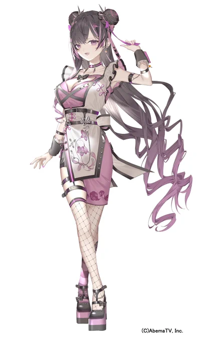 改めまして、15日から始まりましたABEMAさんの新番組「ホロごえっ!」にて、上坂すみれさんのVのお姿をデザインさせていただきました。どうぞよろしくお願いいたします!#ホロごえっ#ホロご絵 