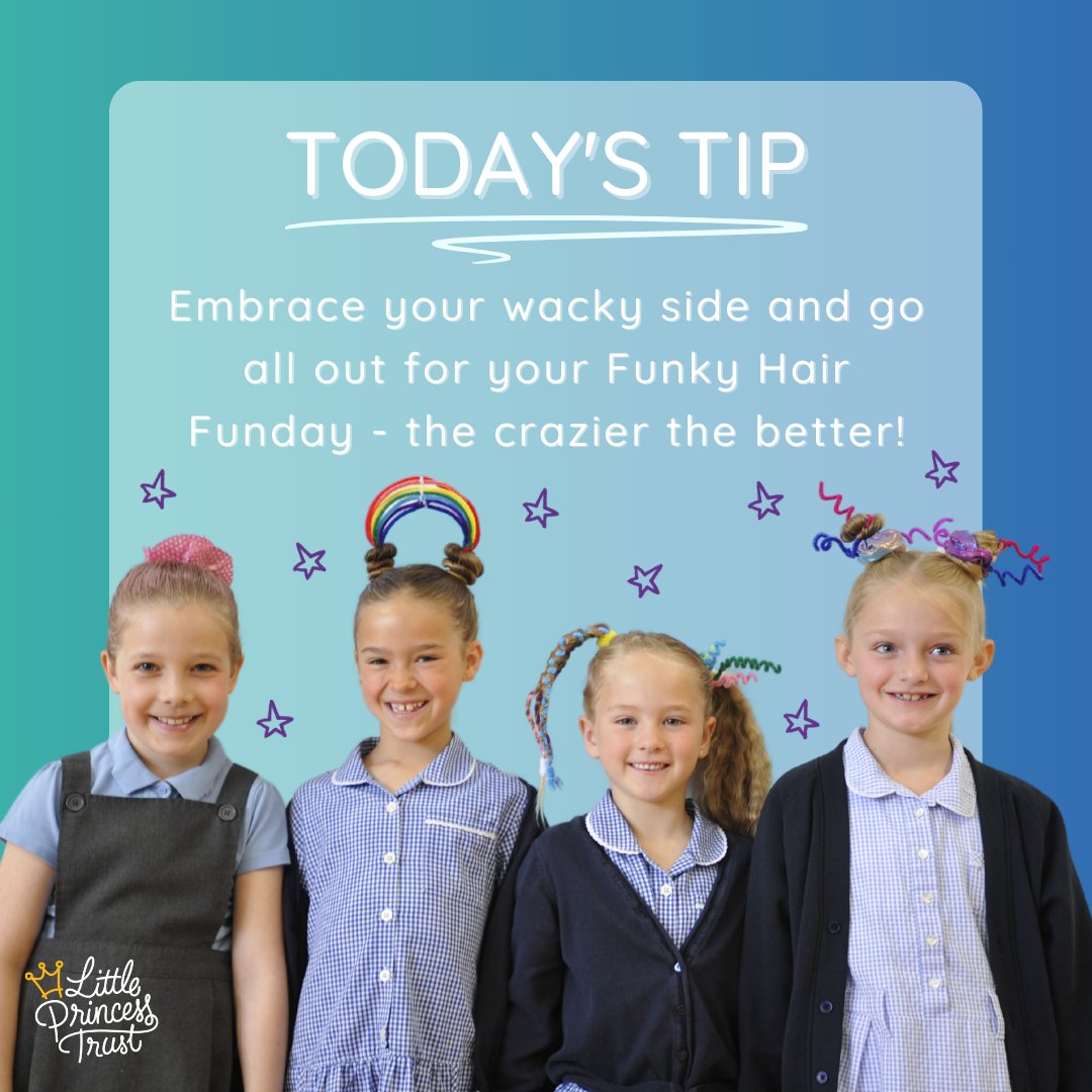 Get competitive with those around you and challenge yourself to have the funkiest hair 'do possible! 💜 Click below to order your very own Funky Hair Funday pack and make the most of this wacky day! 🤪👇 ow.ly/l05n50Raoai