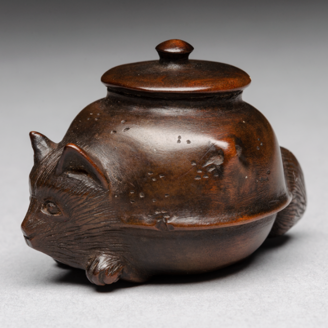 In our latest #DigitalLab blog post Anthropology curator Dr Mark Elliott explores why depictions of this character from the Japanese folk tale Bunbuku Chagama are often misleadingly referred to as badger-kettles. [1/2]
