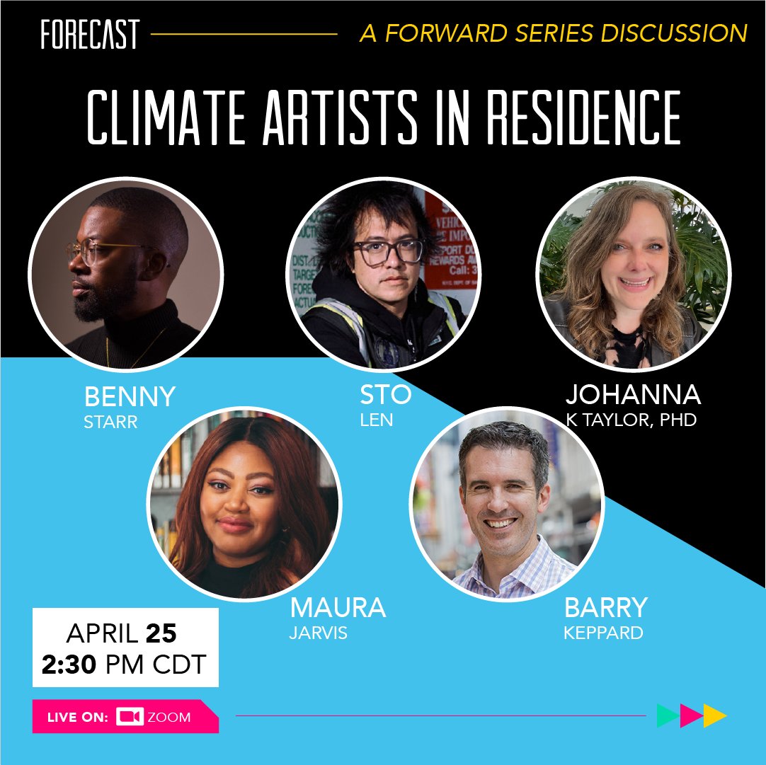 Did you know that agencies are embedding artists as creative partners to address #climate issues? Register now for next week's cross-sector discussion on how artists in government are advancing #ClimateJustice bit.ly/FWD6talk2 Thurs April 25, 2:30pm CDT @CAIR_Lab