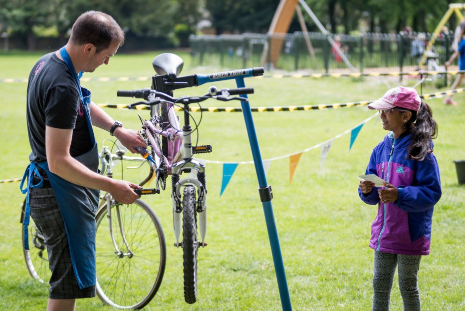 Come and find us in St Margaret's Park for the next 2 Saturdays, 10-3. Get your bike safe and ready to ride for free!