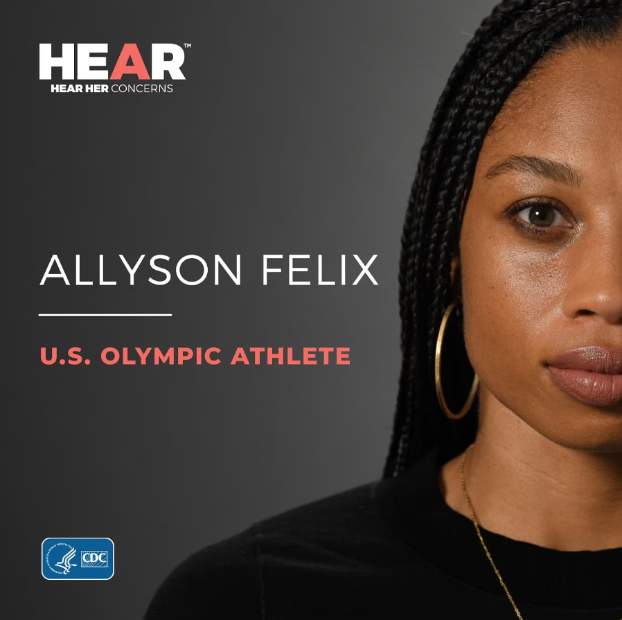 “At 32-weeks pregnant, I was diagnosed with severe preeclampsia.” Learn how U.S. Olympian Allyson Felix survived a potentially life-threatening, pregnancy-related complication with the help of her support system. #HearHer story: bit.ly/CDCHearHerAlly…