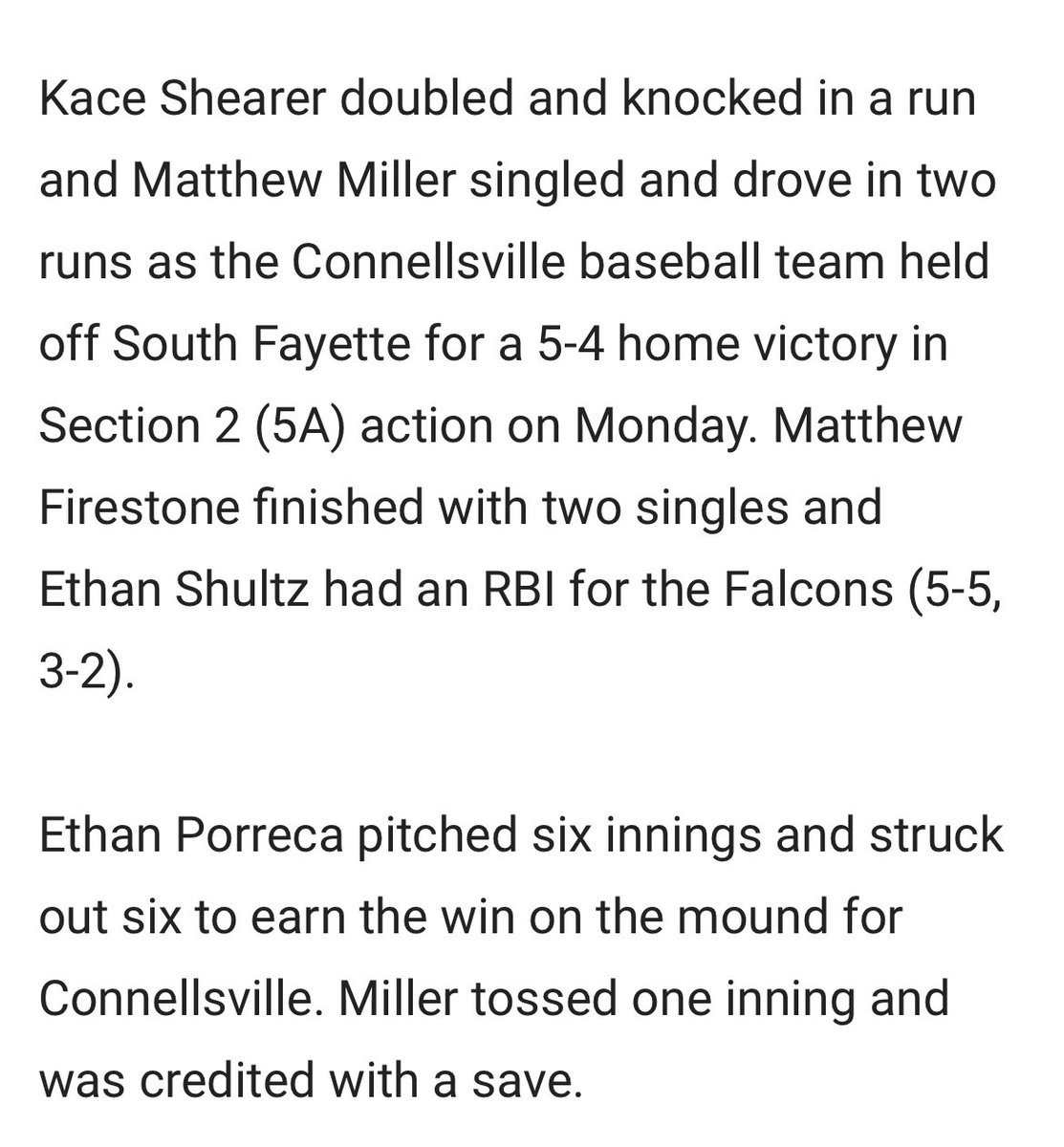 Another big section win!!

1/2 RBI Double, FO, Walk, 1 run scored