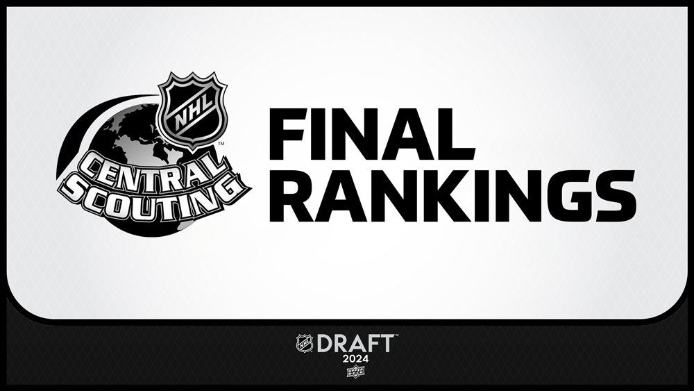 NHL Central Scouting has released its Final Rankings for the 2024 Upper Deck #NHLDraft. 1 NA Skater: Macklin Celebrini 1 ITL Skater: Anton Silayev Full Rankings: media.nhl.com/public/news/17…