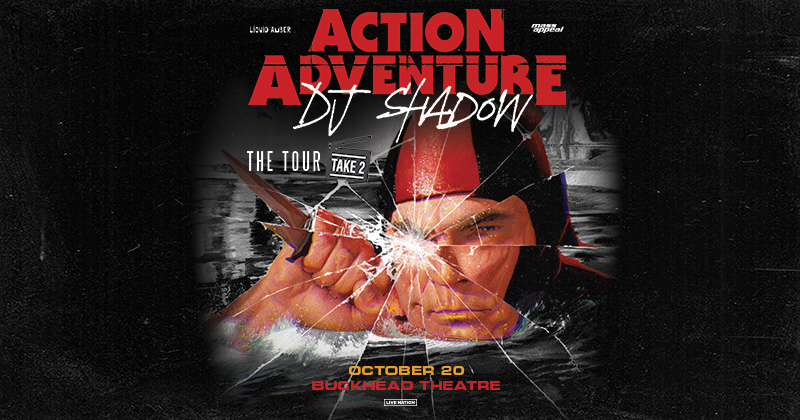 🚨 JUST ANNOUNCED!🚨 @djshadow: Action Adventure is coming to Buckhead Theatre on Oct 20! Tickets on sale Friday @ 10AM! 🎫 livemu.sc/4aBuFM9
