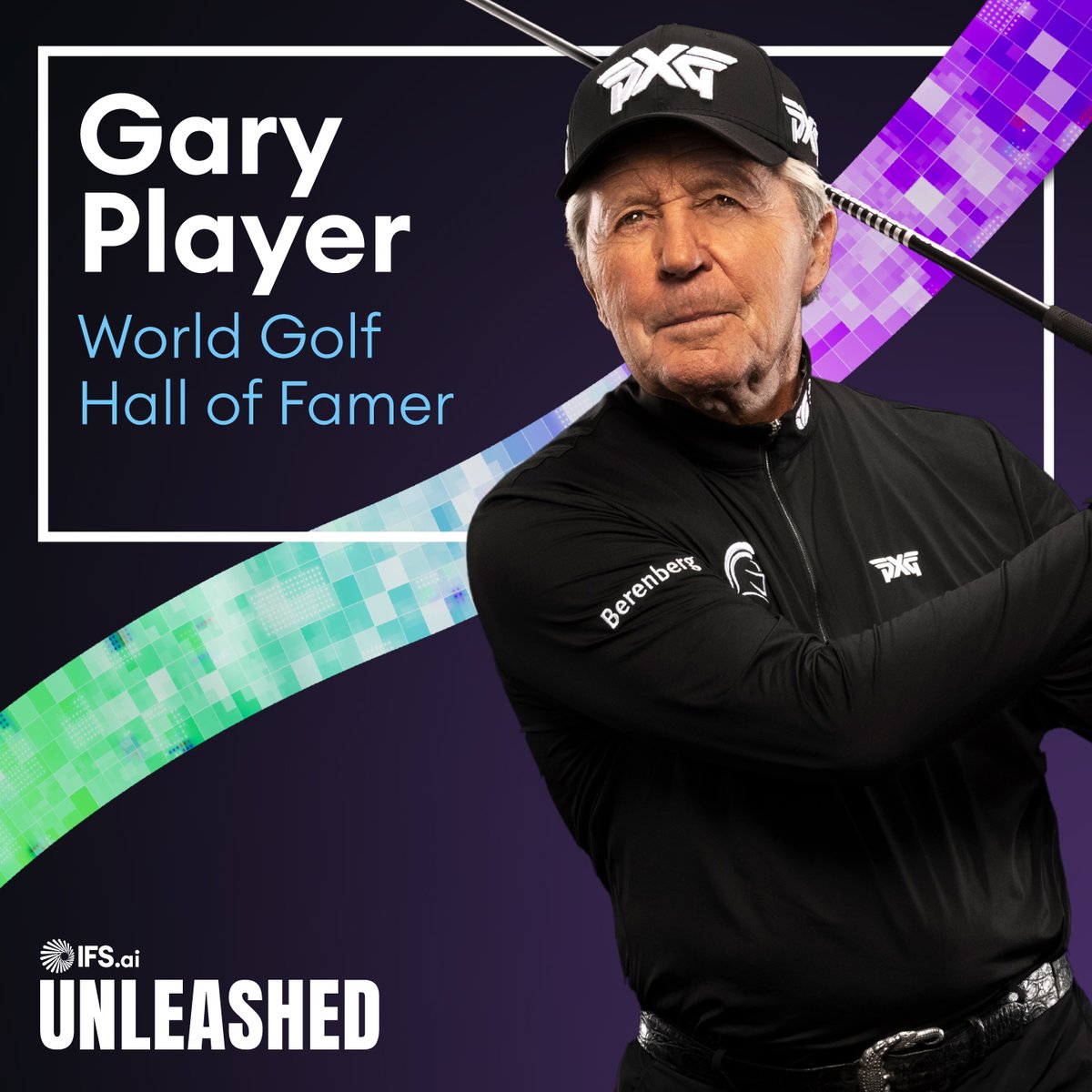 CindyJaudon's tweet photo. Golf legend @GaryPlayer will join us at #IFSUnleashed 2024 in Orlando! With a legacy of 18 Major wins and a global impact on golf course design, Player exemplifies the art of diversification in sports. Join us to hear the Black Knight share his remarkable journey and insights. ⛳ https://t.co/0ikRuz94RG