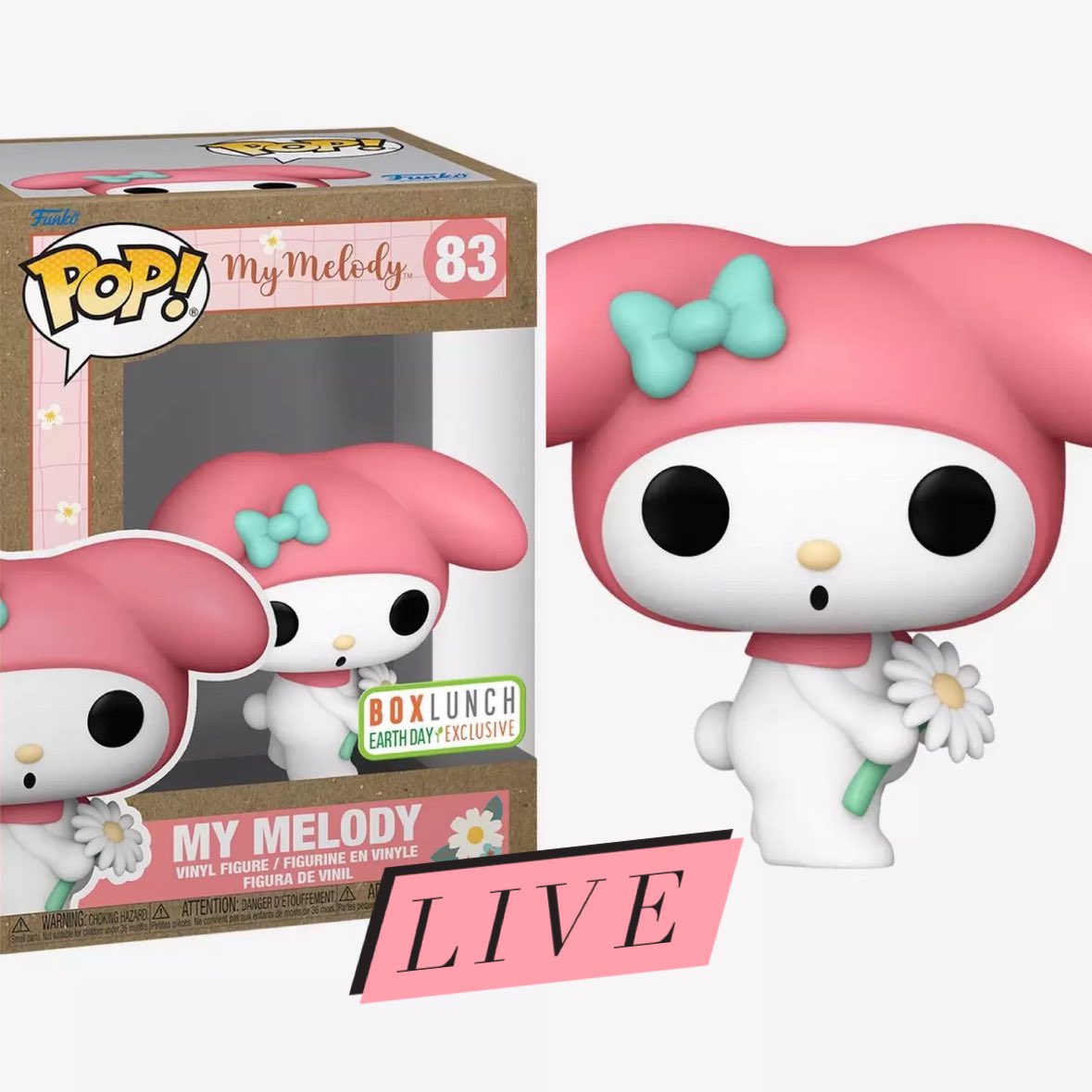 Now live! The super cute new My Melody w/ Flower Funko POP! Grab this Earth Day exclusive below ~
Linky ~ bit.ly/3W4AgWT
#Ad #MyMelody #Sanrio #FPN #FunkoPOPNews #Funko #POP #POPVinyl #FunkoPOP #FunkoSoda