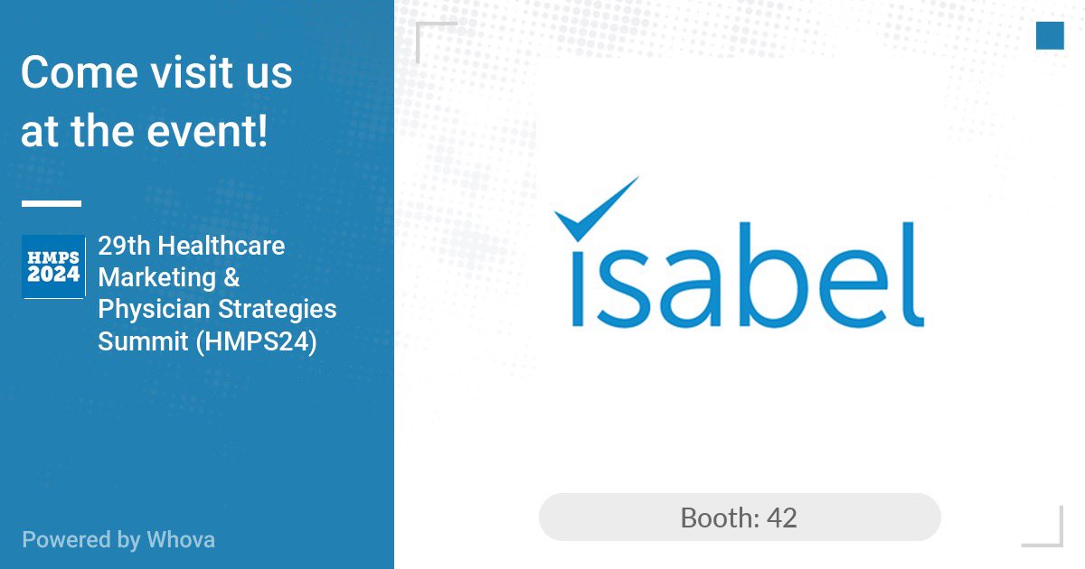IsabelHealth's tweet photo. Isabel Healthcare is celebrating its 25th Anniversary this year. We have been utilizing NLP/AI/ML in our engine all this time.  Come and visit us at #HMPS24 to see how we can use virtual triage of patients to direct care. #triage #contactcenters https://t.co/lVt2llyf2j