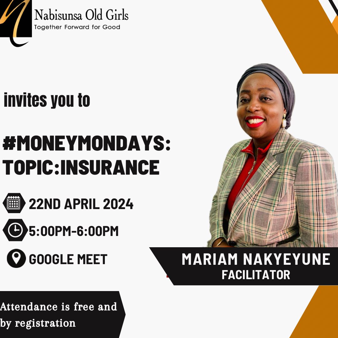 SunsasAlumni's tweet photo. Ladies, a new date has been set for our #MoneyMondays discussion about insurance.
We definitely can’t wait to host you again via meet. Kindly register for the link.  
#MoneyMondays #OGAN #TogetherFowardForGood #UnitedLikeAFamily https://t.co/JzMI2W0A6n