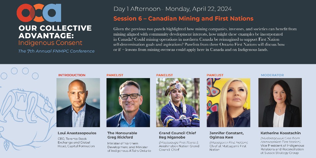 Join expert panelists at #FNMPC2024 as they discuss how – or if – lessons from #mining overseas could apply here in Canada and on Indigenous lands.

Register now and be part of the conversation taking place next week: fnmpc.ca/conference/