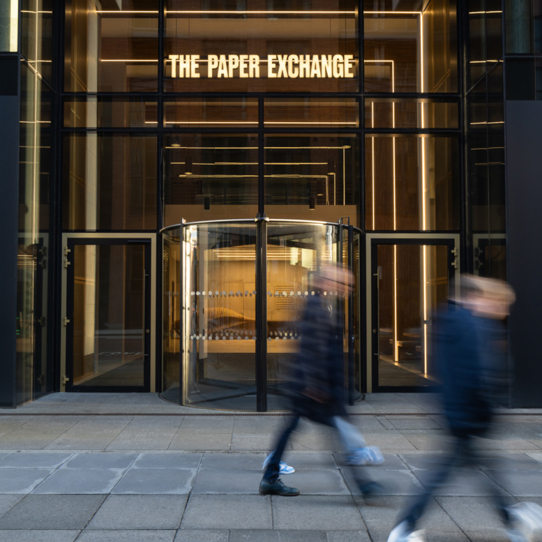Delighted to have successfully completed The Paper Exchange, a speculative, Grade A office development in central Belfast, designed for client <a href="/Wirefoxgroup/">Wirefox</a> and delivered under a D&amp;B contract with Heron Construction.

Some fantastic photography just undertaken by Donal McCann.