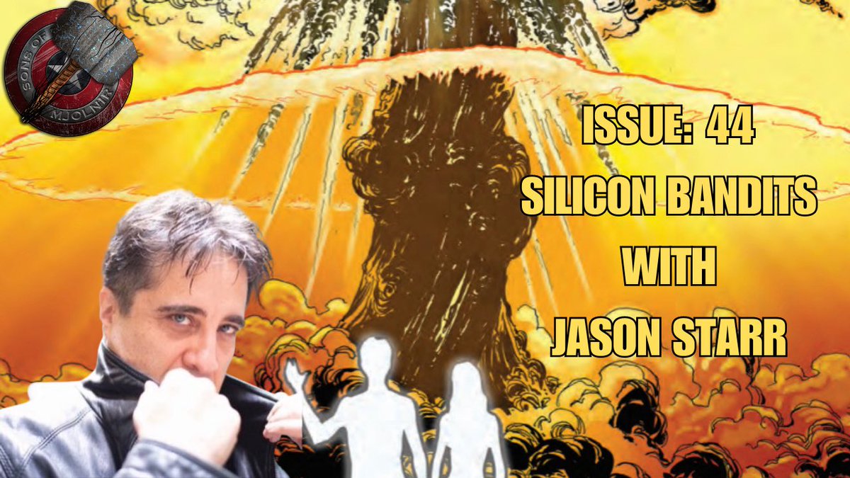 🚨NEW🚨 This week we are joined by @JasonStarrBooks to talk all about his newest title SILICON BANDITS! In a near future where AI has caused mass unemployment, two programmers take on the heist of their lives to save what’s most precious to them ⚡️🕷️ ⍟ 🔗⬇️