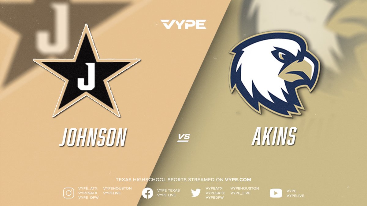 WATCH TONIGHT - Baseball: Johnson vs. Akins @vypeatx @JohnsonJagsBB @JhsJags @akinsathletics vype.com/7pm-baseball-j…