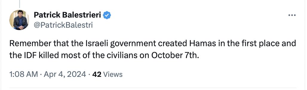 StopAntisemites's tweet photo. Patrick Balestrieri appears to be an executive with @Accenture in the Phoenix, AZ area.

Patrick Balestrieri's antisemitism includes the following:
- taunting a Jewish woman with a photo of Hitler pointing at her
- claiming Jews are the masterminds behind the Russia/Ukraine war
- falsely posting Israel killed the majority of the 1200 people on October 7th vs. Hamas terrorists. 

Continued:
